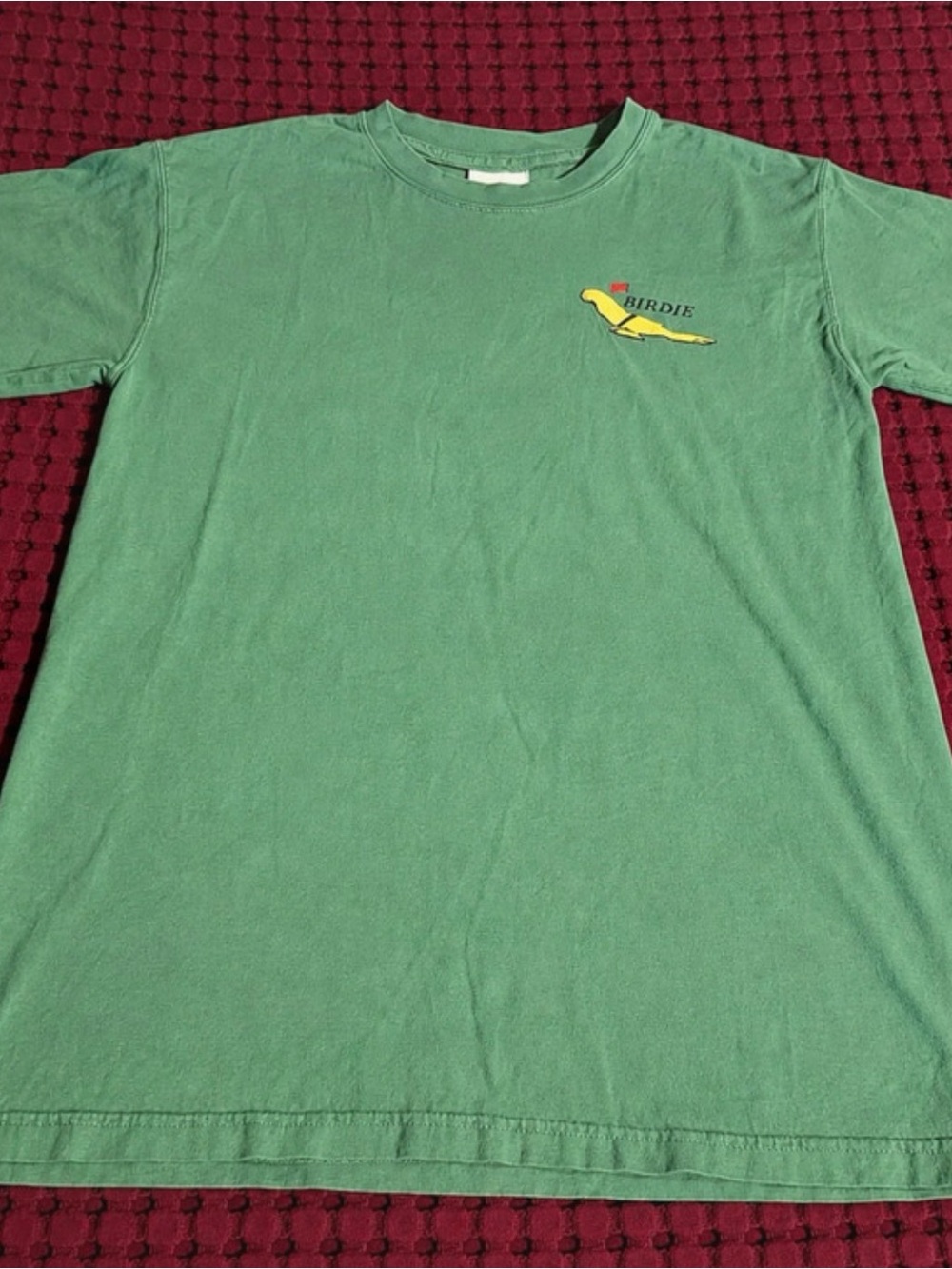Green 'Birdie' Graphic Short-Sleeve Tee
